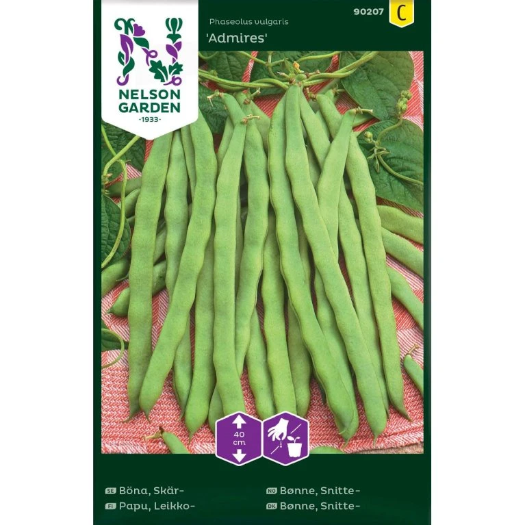 Bønne, Snitte-, Admires Phaseolus Vulgaris 'Admires' 3 Bønne, Snitte-, Admires Phaseolus Vulgaris 'Admires'