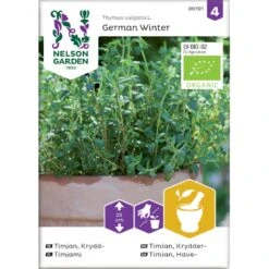 Timian 'German Winter' Øko Thymus Vulgaris L. 'German Winter' Frøpose, Antal Pr. Pakke, Ca. 25 Stk.